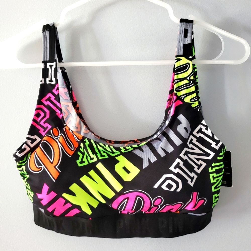 Victoria's Secret Pink Ultimate Sports Bra W/Removable Padding Size M